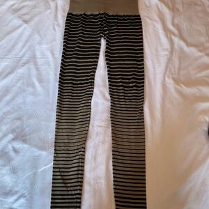 Kiketa Brown and Black Striped Leggings size S
